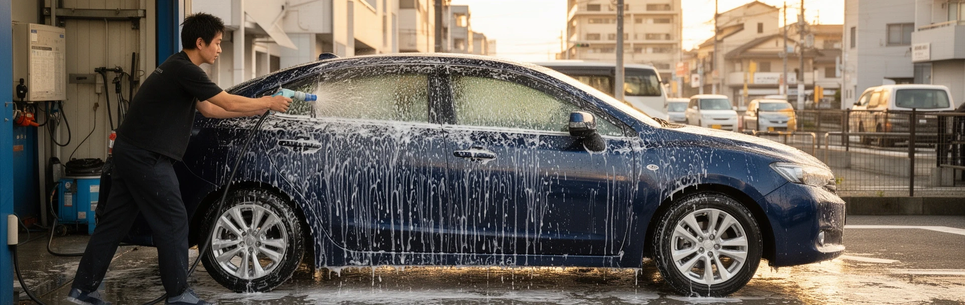 プロの手洗い洗車